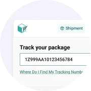 Enter your tracking number